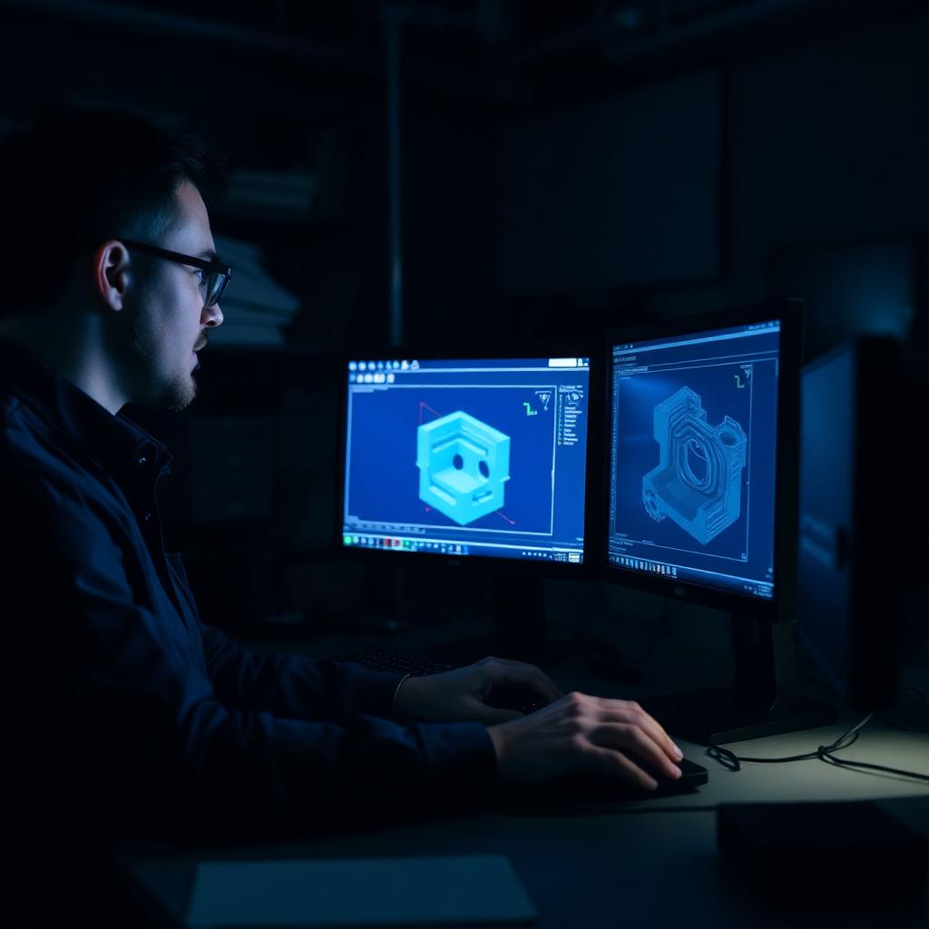 Projeto CAD/CAM de molde em desenvolvimento